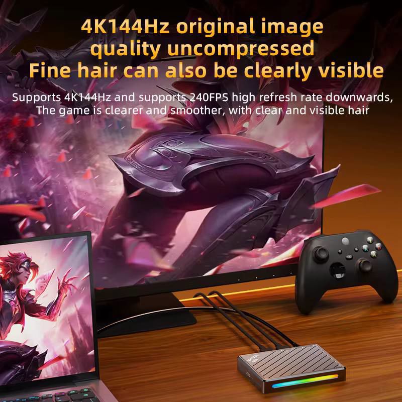 PIVA VD15 بدقة 4K وتردد 166 هرتز مع تقنية RGB VRR لاسترداد HDMI للألعاب و XBox و PS5 و Switch والبث المباشر وطائرات DJI بدون طيار_thumbnail_2